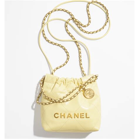 chanel mini caviar gold|CHANEL 22 Mini HandbagShiny Calfskin & Gold.